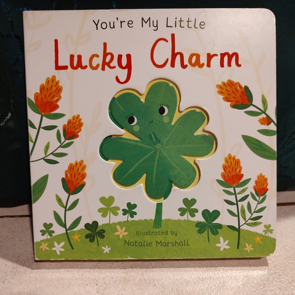 Charming board book, illustrated by Natalie Marshall, silver dolphin